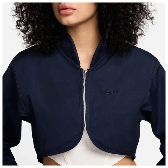 Nike Γυναικείο μπουφάν Sportswear Collection Full-Zip Cropped Jacket